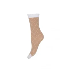 HYPEtheDETAIL socks LOGO Ankel strømpe med hvidt logo 21013 9003 White fra HYPEtheDETAIL