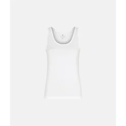 JBS of DK Top wide straps - Hvid bambus top 11230-1 White fra JBS of Denmark - Dame