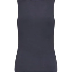 JBS of DK top wide straps - Grå merino uld undertrøje 1221-1 Dark Grey Melange fra JBS of Denmark - Dame