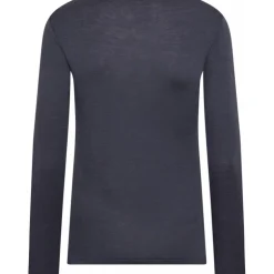 JBS of DK Wool Blouse - Grå L/Æ uld bluse 1221-14 Dark Grey Melange fra JBS of Denmark - Dame