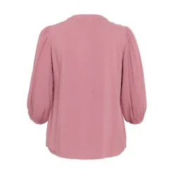 Kaffe Curve KCanya Blouse - Rosa bluse 10583226 Mesa Rose fra Kaffe Curve