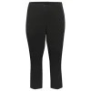 Kaffe Curve KCelia Cropped Pants - Sort buks 10582382 Black Deep fra Kaffe Curve