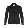 Kaffe Curve KCjenna Blazer - Sort blazer 10582130 Black Deep fra Kaffe Curve