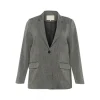 Kaffe Curve KCjosia Blazer - Grå habitjakke 10582577 Grey Melange fra Kaffe Curve