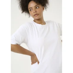 Kaffe Curve KCmina T-Shirt - Hvid t-shirt 10583008 Optical White fra Kaffe Curve