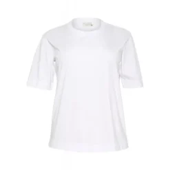 Kaffe Curve KCmina T-Shirt - Hvid t-shirt 10583008 Optical White fra Kaffe Curve