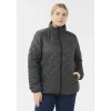 Kaffe Curve KCmoreen Jacket - Koksgrå overtøjsjakke 10582916 Black Oyster fra Kaffe Curve