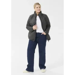 Kaffe Curve KCmoreen Jacket - Koksgrå overtøjsjakke 10582916 Black Oyster fra Kaffe Curve