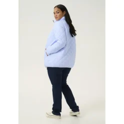 Kaffe Curve KCmoreen Jacket - Lyseblå overtøjsjakke 10582916 Windsurfer fra Kaffe Curve