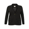Kaffe Curve KCsakira Blazer - Sort habitjakke 10580933 Black fra Kaffe Curve