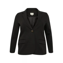 Kaffe Curve KCsakira Blazer - Sort habitjakke 10580933 Black fra Kaffe Curve