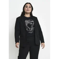 Kaffe Curve KCsakira Blazer - Sort habitjakke 10580933 Black fra Kaffe Curve