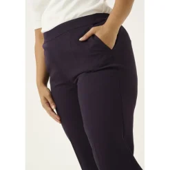 Kaffe Curve KCsakira Cropped Pants - Lilla buks 10580650 Dawn Purple fra Kaffe Curve