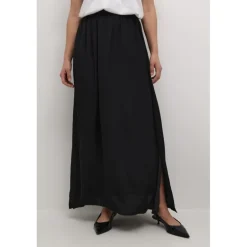 Kaffe KAallie Skirt - Sort lang nederdel 10509147 Black Deep fra Kaffe