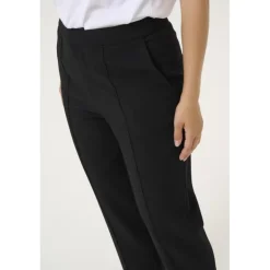 Kaffe KAhella Elastic Pant - Sort buks 10509772 Black Deep fra Kaffe