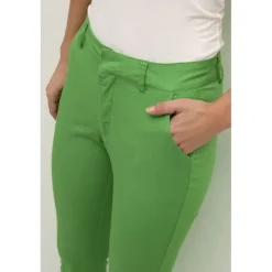 Kaffe KAlea Chino Pant - Grønne Chinos 10505191 Poisen Green fra Kaffe
