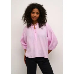 Kaffe KAlianna Blouse - Lyserød bluse 10509400 Lilac Snow fra Kaffe