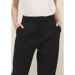 Kaffe KAmerle Pants Suiting - 7/8 bukser 10504769 Black Deep fra Kaffe