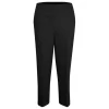 Kaffe KAsakura Cropped Pants - Buks 10506127 Black Deep fra Kaffe