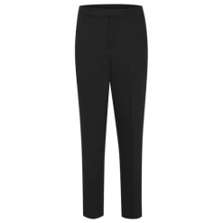 Kaffe KAsakura HW Zipper Pants - Sort buks 10507770 Black Deep fra Kaffe