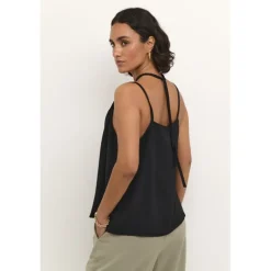 Kaffe KAsilja Top - Sort Top 10508631 Black Deep fra Kaffe