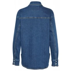 Kaffe KAsinem Denim Shirt - Blå denim skjorte 10509787 Medium Blue Denim fra Kaffe