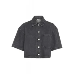 KAkhloe Denim Shirt - Grå denim jakke 10552345 Medium Grey Denim fra Kaffe