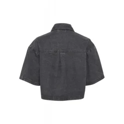 KAkhloe Denim Shirt - Grå denim jakke 10552345 Medium Grey Denim fra Kaffe