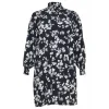 KCalicia Dress - Marine printet kjole 10582849 Marine Flower fra Kaffe Curve
