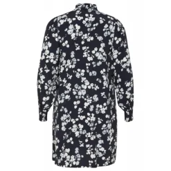 KCalicia Dress - Marine printet kjole 10582849 Marine Flower fra Kaffe Curve