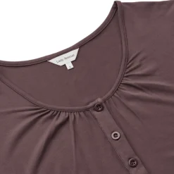 Lady Avenue Bamboo Long Nightdress - Brun natkjole 51-50521 Coffee Bean fra Lady Avenue