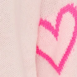 MARTA MdcAmarante Knit - Rosa strik med pink hjerter 64023 Rosa fra Marta du Château