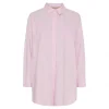 MARTA MdcCanelle Shirt - Lyserød stribet skjorte 249320 Pink49 fra Marta du Château