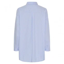 MARTA MdcCanelle Shirt - Lyseblå stribet skjorte 249320 Celeste66 fra Marta du Château