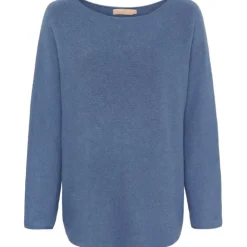 MARTA MdcDagmar Knit - Blå langærmet strik 5001 Jeans1157 fra Marta du Château