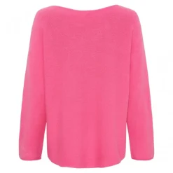 MARTA MdcDagmar Knit - Pink langærmet strik 5001 Fuxia Fluo fra Marta du Château
