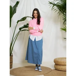 MARTA MdcEmeline Skirt - Denim nederdel 257005 Chambre Medio fra Marta du Château