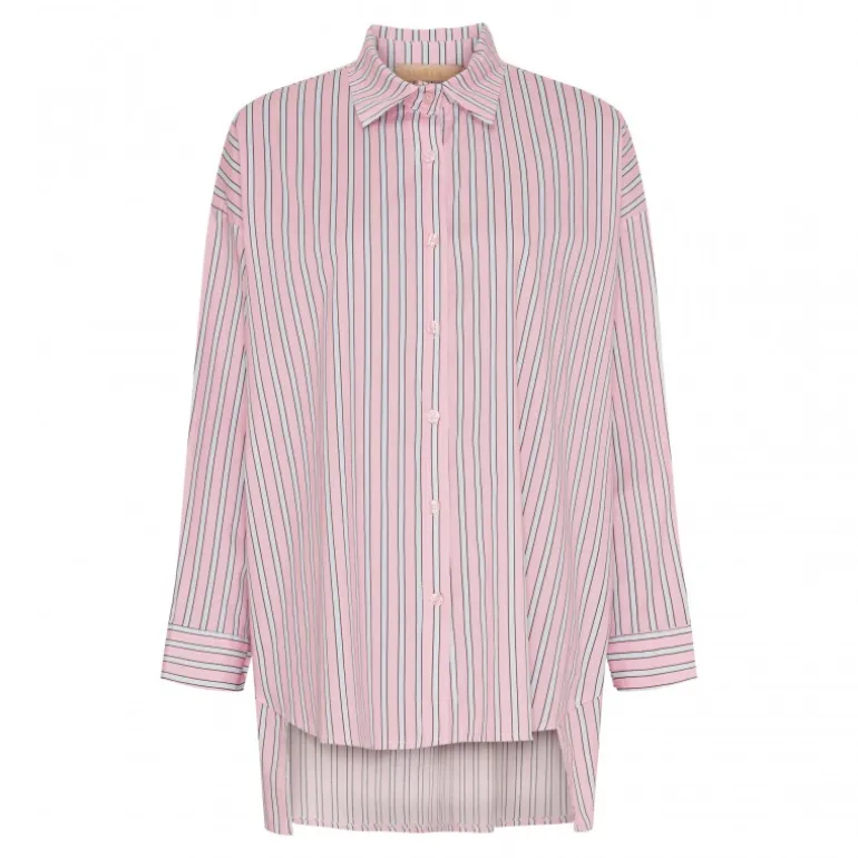 MARTA MdcGarance Shirt - Lyserød stribet skjorte 6871 Originale2636 fra Marta du Château