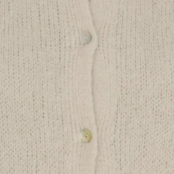 Marta MdcJuliana Knit - Beige kortærmet cardigan 2413 Beige fra Marta du Château