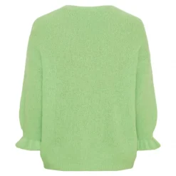 Marta MdcJuliana Knit - Grøn kortærmet Cardigan 2413 Light Green fra Marta du Château
