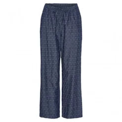 MARTA MdcLouise Pants - Blå printet buks 6782 Jeans fra Marta du Château