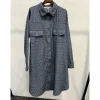MARTA MdcManuelle Dress - Blå printet kjole 6752 Jeans fra Marta du Château