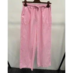 MARTA MdcVioleta Pants - Lyserød fløjlsbuks 62543 Cherry Blossom 13-3207TPG fra Marta du Château