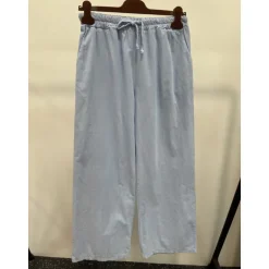 MARTA MdcVioleta Pants - Lyseblå fløjlsbuks 62543 Celeste 2389 fra Marta du Château