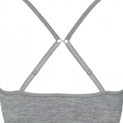 Missya Lucia Bra Top Melange - Grå seamless top 12401 Light Grey Melange fra Missya
