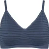 Missya Lucia Bra Top Stripe - Blå seamless top 13073 Navy fra Missya