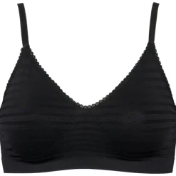 Missya Lucia Bra Top Stripe 13073 Black fra Missya