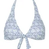 Missya Monte Carlo bikini top - blå/hvid mønster bikini top 10998 blue/white fra Missya