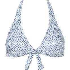Missya Monte Carlo bikini top - blå/hvid mønster bikini top 10998 blue/white fra Missya