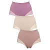 Missya Seamless maxi w lace 3-pack - 3 pak maxi seamless trusse 13535 Dusty Rose fra Missya
